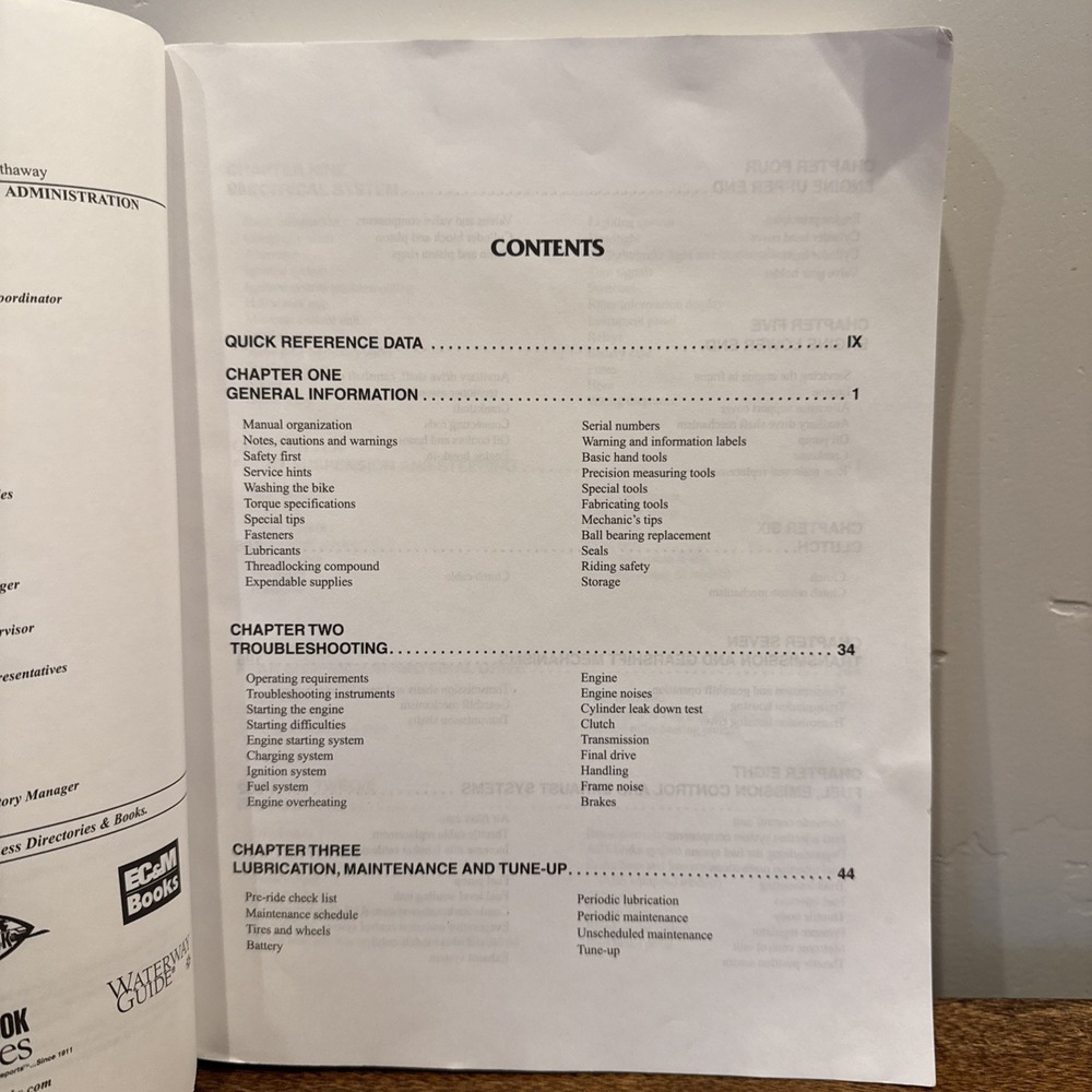 BMW OEM Factory Manual Book‎ R850 R1100 Riders Manual US Model 1993-1998 Clymer - Picture 7 of 10